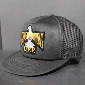 A.J.M Headwear ,Grass Warrior's O.P.P Black Mesh, Snapback Trucker Hat.